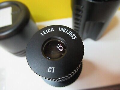 LEICA 13613533 CT CENTERING EYEPIECE MICROSCOPE OPTICS AS PICTURED &14-C-31