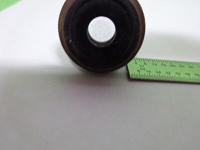 MICROSCOPE PART OLYMPUS M6 OBJECTIVE OPTICS AS IS BIN#72-33