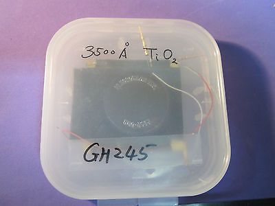 OPTICAL PHOTOELECTRIC CELL ITO + TiO2 COATINGS LASER OPTICS BIN#22