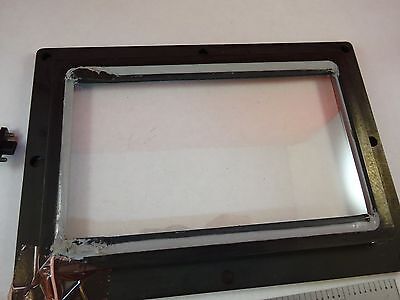 OPTICAL LARGE HEATED DISPLAY GLASS PANEL  LASER OPTICS AS IS BIN#Q7-C-08