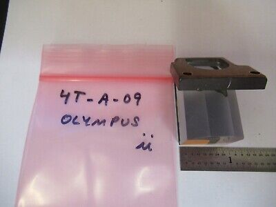 OLYMPUS JAPAN GLASS PRISM HEAD MICROSCOPE OPTICS PART as pictured &4T-A-09