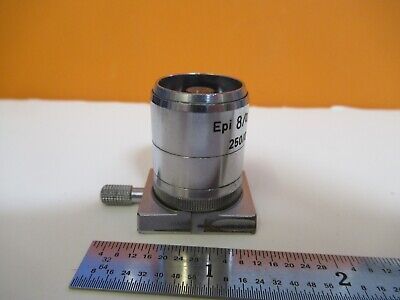 REICHERT AUSTRIA EPI 8X /250 OBJECTIVE MICROSCOPE PART AS PICTURED &1E-C-31