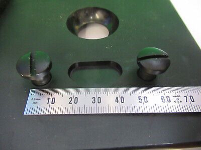 SPENCER AO XY STAGE TABLE VINTAGE MICROSCOPE PART AS PICTURED &3-C-04