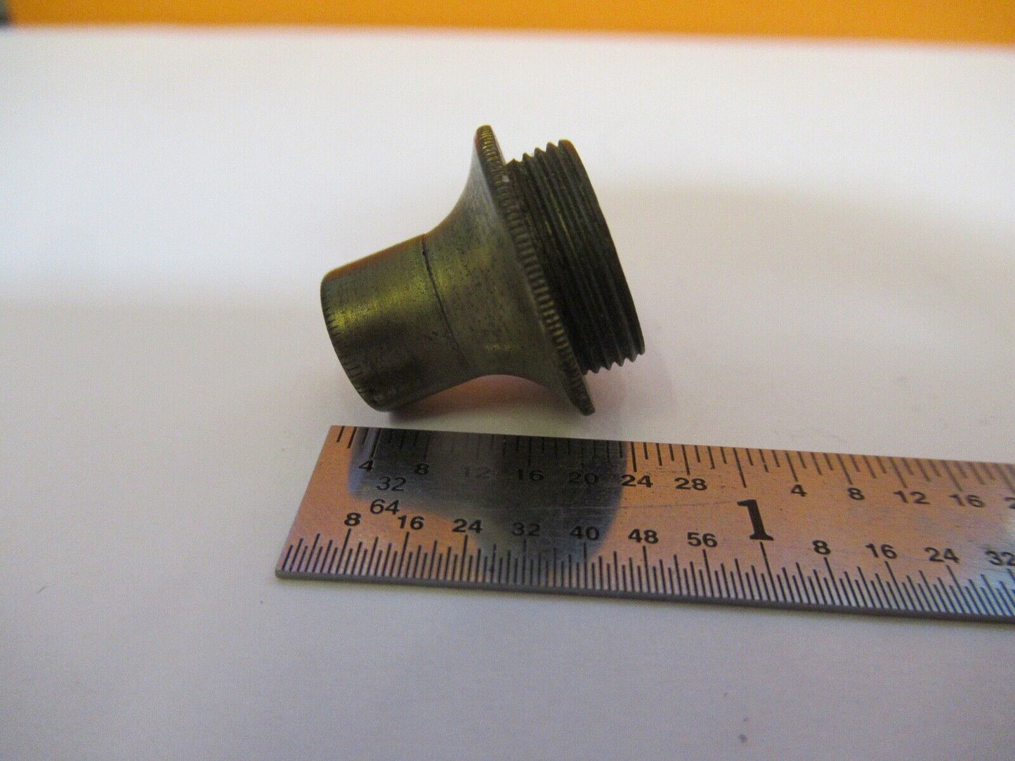 ANTIQUE NACHET FRANCE "3" OBJECTIVE OPTICS MICROSCOPE PART as pictured A2-A-23