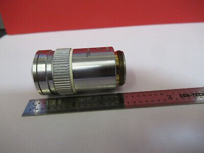 LEITZ GERMANY EF 100X /160 OBJECTIVE OPTICS MICROSCOPE PART AS PICTURED &B6-A-08