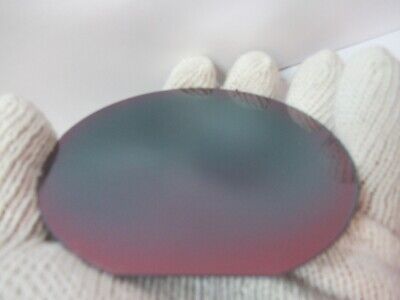 VERY NICE SAPPHIRE WAFER SINGLE CRYSTAL PLATINUM COATED AS PICTURED &7B-B-160