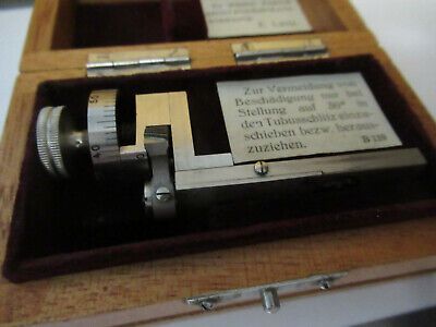 LEITZ GERMAN BEREK SLIDE COMPENSATOR ASSEMBLY MICROSCOPE PART AS PICTURED F4-A67