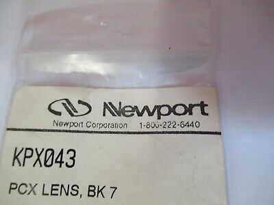 OPTICAL NEWPORT PCX CONVEX LENS BK7 GLASS OPTICS AS PICTURED #B1-A-17