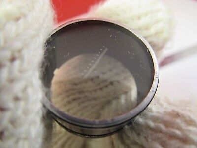 OPTICAL MOUNTED RETICLE MICROMETER MICROSCOPE PART AS PICTURED &39-A-58