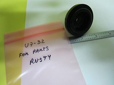 FOR PARTS MICROSCOPE PART CONDENSER [rusty] OPTICS AS IS BIN#U7-32