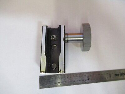 LEITZ GERMANY POL CONDENSER ADJUST MICROSCOPE PART OPTICS AS PICTURED &85-B-27