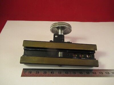 LEITZ GERMANY POL STAGE MICROMETER MICROSCOPE PART AS PICTURED &FT-4-78