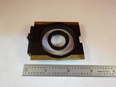 MICROSCOPE PART ZEISS POLARIZER OBJECTIVE HOLDER POL OPTICS AS IS #X6-B-13