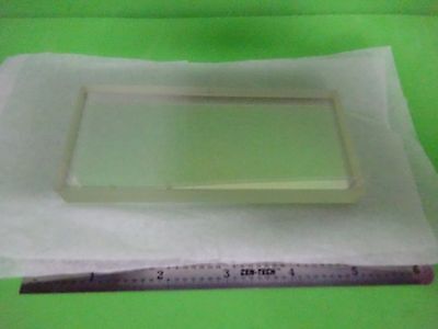 OPTICAL COATED RECTANGULAR WINDOW LASER OPTICS AS IS BIN#36-FT-11