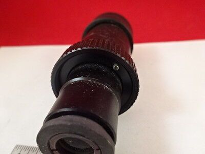 MICROSCOPE PART OLYMPUS JAPAN PHOTO OCULAR EYEPIECE OPTICS AS IS #D3-A-14