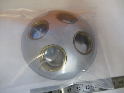 OLYMPUS JAPAN QUADRUPLE NOSEPIECE MICROSCOPE PART AS PICTURED &W3-B-15