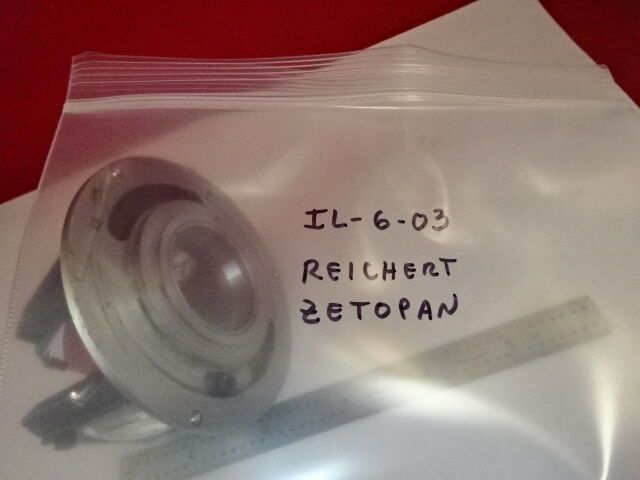 MICROSCOPE PART REICHERT ZETOPAN ILLUMINATOR LENS ASSEMBLY OPTICS AS IS #IL6-03