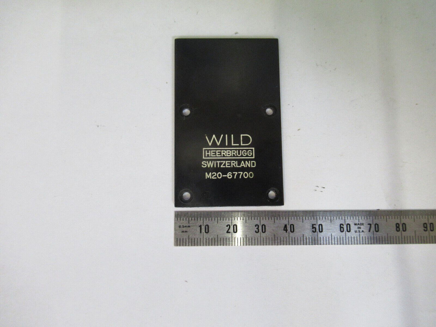 WILD SWISS M20 PLATE STAGE MICROSCOPE PART AS PICTURED R8-A-61