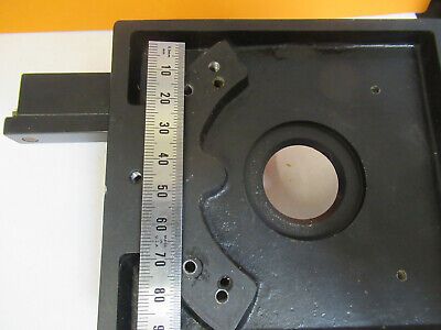 UNITRON JAPAN XY STAGE TABLE MICROSCOPE PART AS PICTURED #P4-B-26