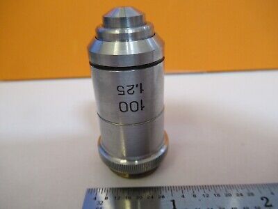 LOMO RUSSIAN 100X OPTICS OBJECTIVE MICROSCOPE PART AS PICTURED &FT-1-A-51