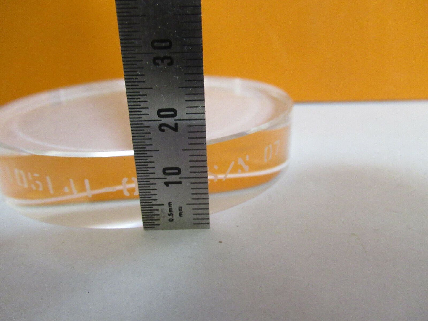 OPTICAL FUSED SILICA FLAT UNCOATED PRO OPTICS 3" DIAMETER AS PICTURED #P4-B-10