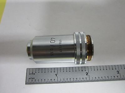 MICROSCOPE PART OBJECTIVE LEITZ GERMANY 40X OPTICS AS IS BIN#H6-16