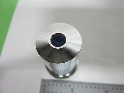 MICROSCOPE PART OBJECTIVE HUND WETZLAR GERMANY 10X OPTICS AS IS BIN#R7-10