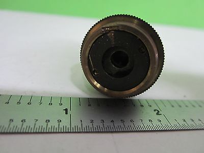 MICROSCOPE PART OBJECTIVE BAUSCH LOMB 10X OPTICS AS IS S9-28