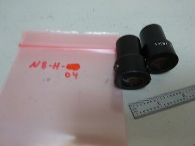 MICROSCOPE PART LOT EYEPIECES OLYMPUS 15X + RETICLE OPTICS AS IS BIN#N8-H-04