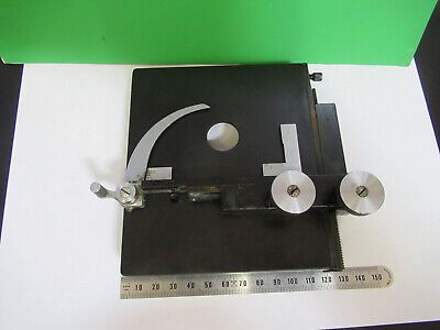 BAUSCH LOMB  STAGE TABLE XY MICROSCOPE PART OPTICS AS PICTURED &z9-a-119