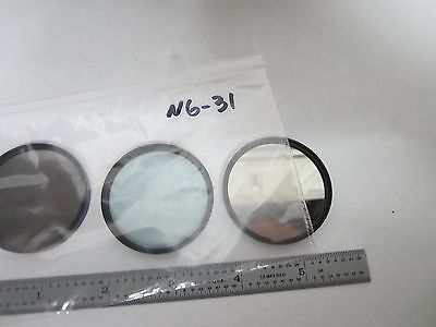 LOS 3 EA OPTICAL OLYMPUS JAPAN FILTER OPTICS BIN#N6-31