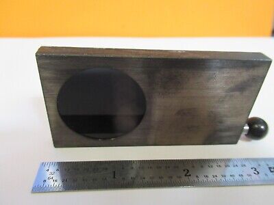 CARL ZEISS GERMANY OPAQUE FILTER OPTICS MICROSCOPE PART AS PICTURED #A2-A-87