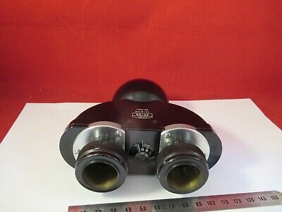 ZEISS GERMANY BINOCULAR HEAD OPTICS MICROSCOPE PART AS PICTURED &95-B-14