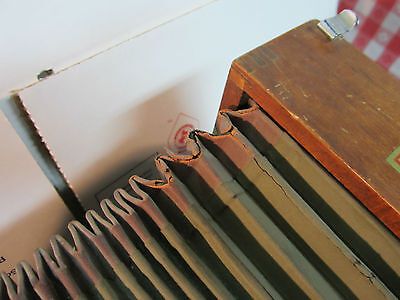 ANTIQUE FILM WOOD CAMERA ACCORDION  ALPHAX SHUTTER  COLLECTABLE