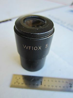 OPTICAL MICROSCOPE EYEPIECE WF10X S iv OPTICS [see picture od bent bottom] DWR#2