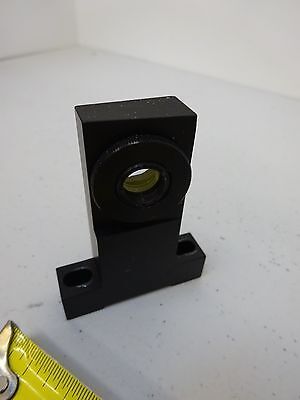 OPTICAL MOUNTED ANGLED FILTER COATED LASER OPTICS AS IS BIN#P4-B-24