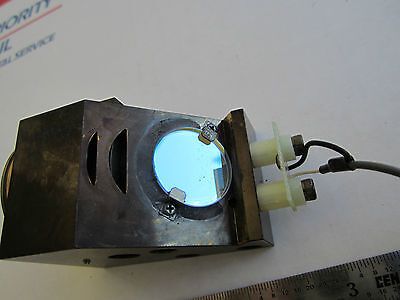 OPTICAL MICROSCOPE PART BRASS WITH LENS + FILTER ?? OPTICS iii DWR#05