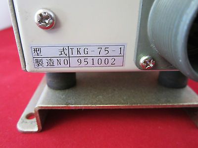 OPTICS ILLUMINATOR LAMP FIBER OPTICS TYPE JAPANESE TKG-75 BIN #4