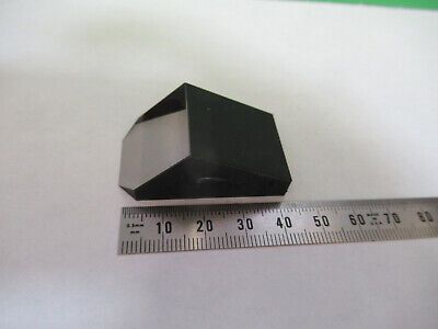 OPTICAL GLASS PRISM ZEISS GERMANY OPTICS MICROSCOPE PART AS PICTURED &A9-B-09