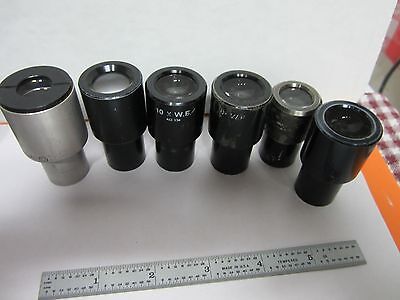 LOT 6 EA AMERICAN OPTICS MICROSCOPE EYEPIECE OPTICS AS IS BIN#K9-31