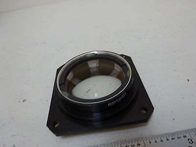 OPTICAL LARGE MOUNTED MIL SPEC CONVEX LENS LASER OPTICS AS IS BIN#D7-E-07