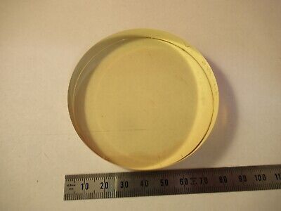 OPTICAL FLAT ZERODUR UNCOATED 3" DIAMETER 1/10 WAVE OPTICS AS PIC &9-FT-72