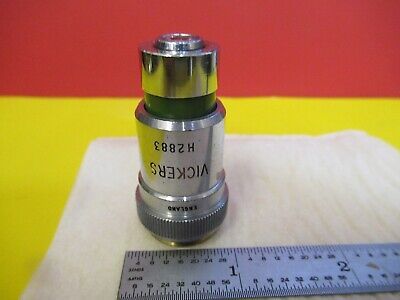 VICKERS 40X OBJECTIVE ENGLAND UK MICROSCOPE PART OPTICS AS PICTURED &16-C-61