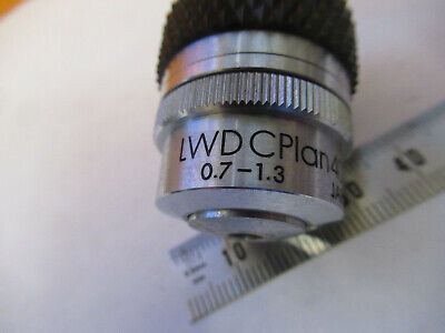 OLYMPUS JAPAN OBJECTIVE LWD C40X RARE MICROSCOPE PART AS PICTURED &P4-A-46