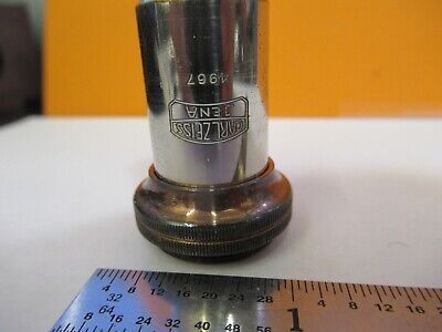 ANTIQUE CARL ZEISS 16mm /160 OBJECTIVE MICROSCOPE PART AS PICTURED &8M-A-13