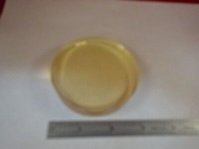 OPTICAL FLAT ZERODUR 3" DIAMETER  1/10 WAVELENGTH WYKO OPTICS AS IS BIN#AH-32