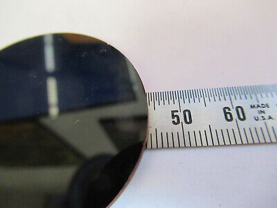 OPTICAL OPAQUE GLASS PLATE MIL SPEC OPTICS AS PICTURED &F1-A-11