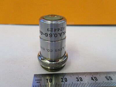 VINTAGE SPENCER 44X LENS OBJECTIVE OPTICS MICROSCOPE PART AS PICTURED P4-A-87