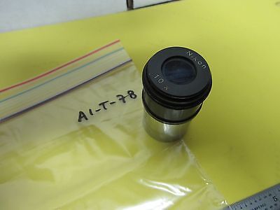 EYEPIECE NIKON 10X JAPAN MICROSCOPE OPTICS AS IS BIN#A1-T-78