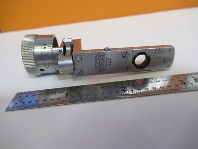 LEITZ BEREK COMPENSATOR TILT SLIDE MICROSCOPE PART OPTICS AS PICTURED &8C-A-93